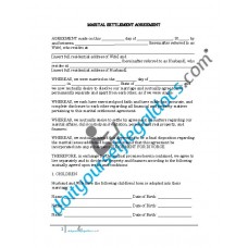 Marital Settlement Agreement (Minor Children) - New York